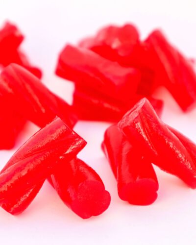 Raspberry Screw jelly candy liquorice texture sweet jelly candy frambuesa fresco natural