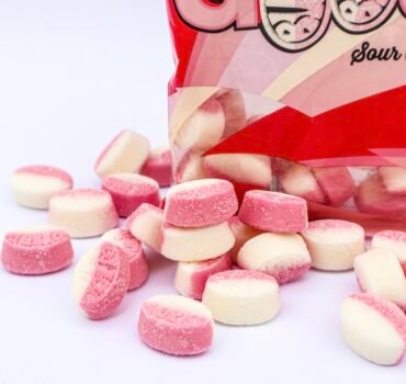Bubs Vanilla Strawberry Mini swedish candy spain portugal bubsgodis godis fabrica vanilla chuches veganas vegan candy