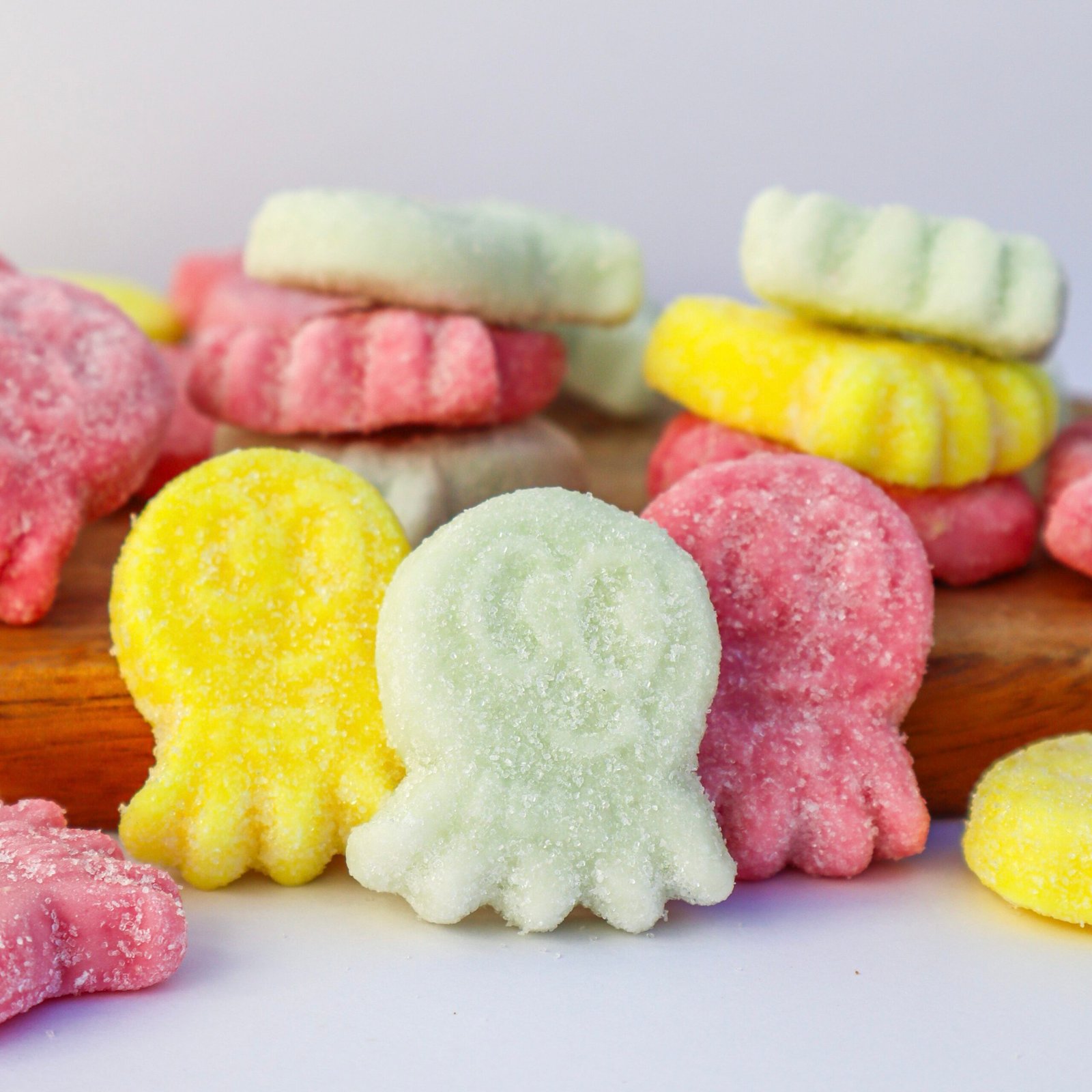 Sour Fruit Octopuses Bubs vegan candy godis fabrica