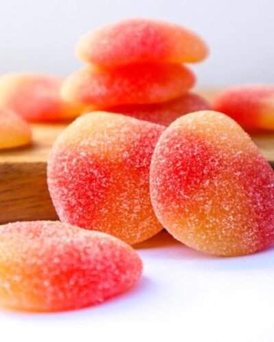 Peaches Haribo Candy Godis Fabrica chuches haribo melocotón melon peachy peach candy