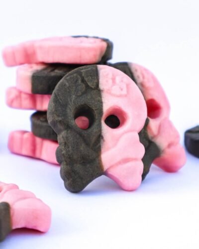 Bubs Raspberry Liquorice Skull Foam viral candy TikTok instagram raspberry bubs godis bubs candy chuches de bubs vegan golosinas veganas vegano famoso regaliz frambuesa