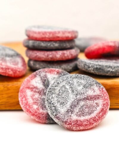 Peace Mark candy people swedish candy liquorice strawberry regaliz fresa Godis Fabrica