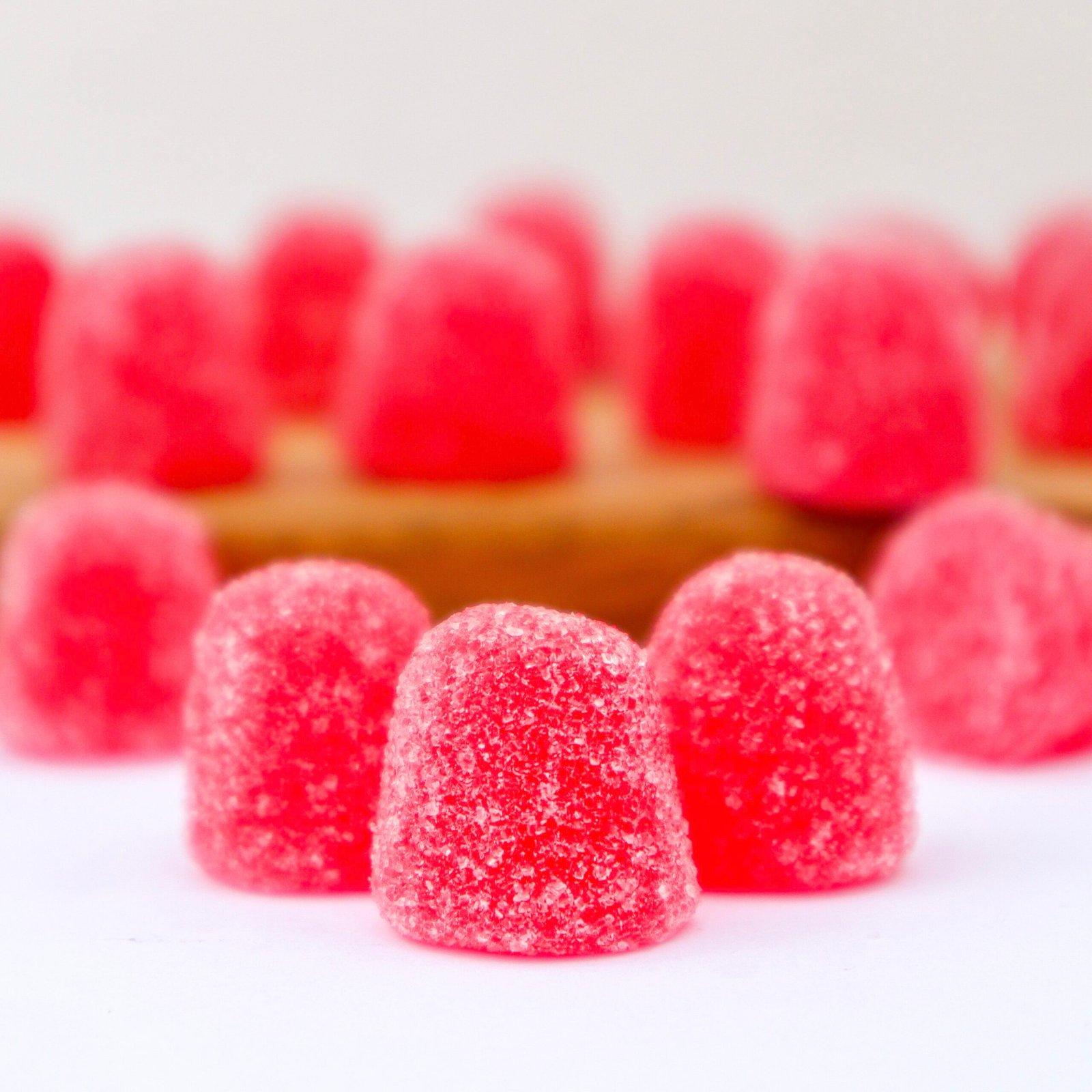 Jelly Raspberry Sugar Candy Godis Fábrica