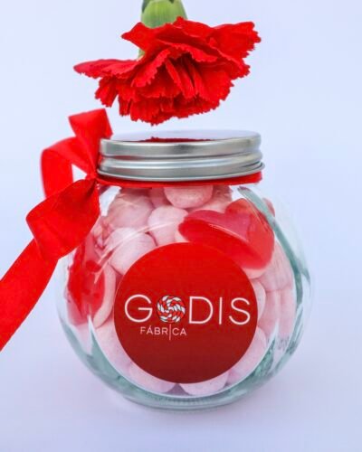 Godis Candy Bottle tarro de chuches perfect gift godis fabrica