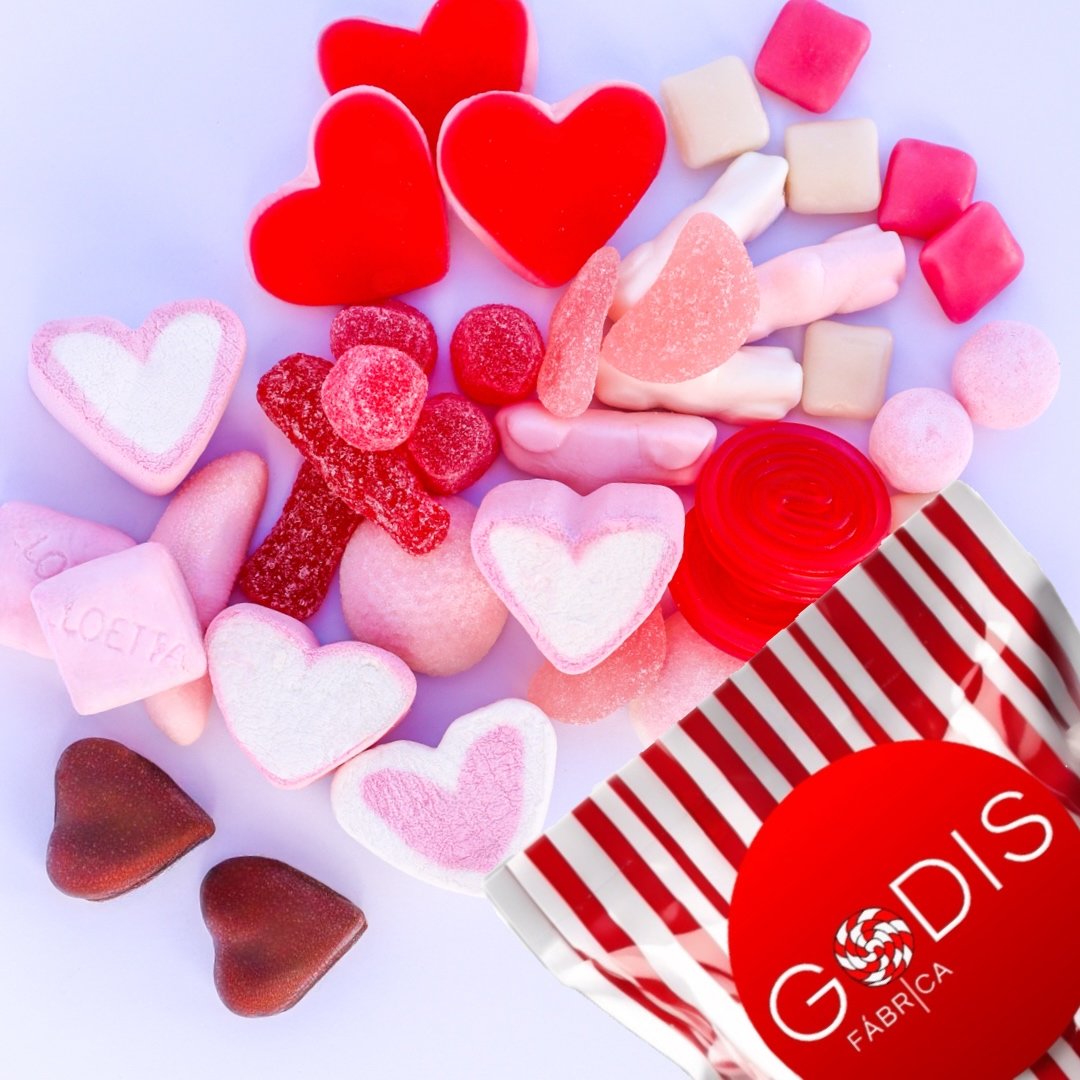 Godis Valentine's Love Mix Valentines day godis fabrica heart candy Corazon