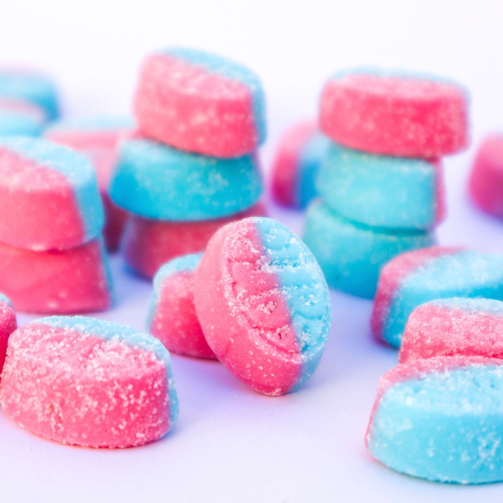 Bubs Blueberry Raspberry Mini bubs godis vegan candy swedish candy chuches veganas españa portugal vegan candy frambuesa arándano ovals bubs candy chuches veganas