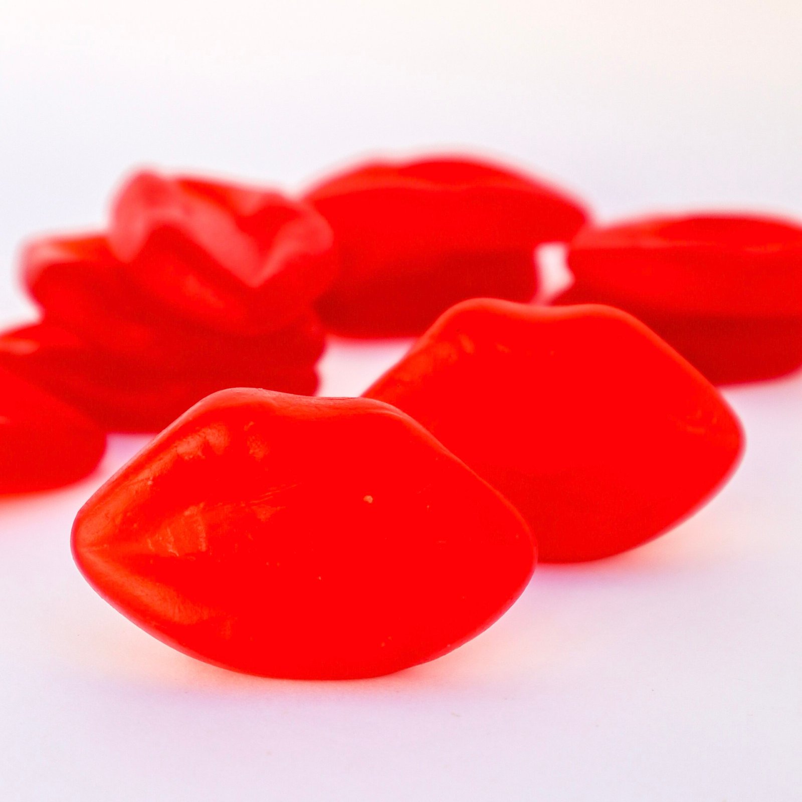Kiss Mouth red lips labios rojos chuches gelatin jelly lips red candy love passion valentines