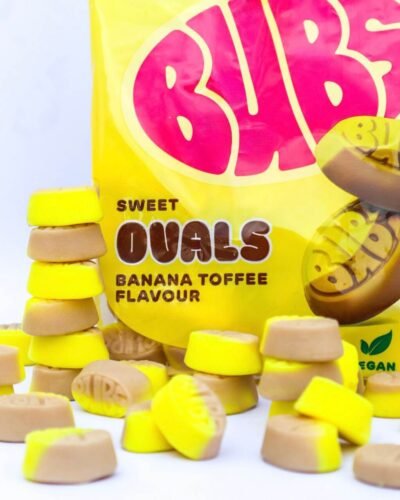 Banana Bubs Bag (Goody) Vegan candy bubs godis fabrica chuches veganas calavera grande acida vegano viral candy TikTok instagram