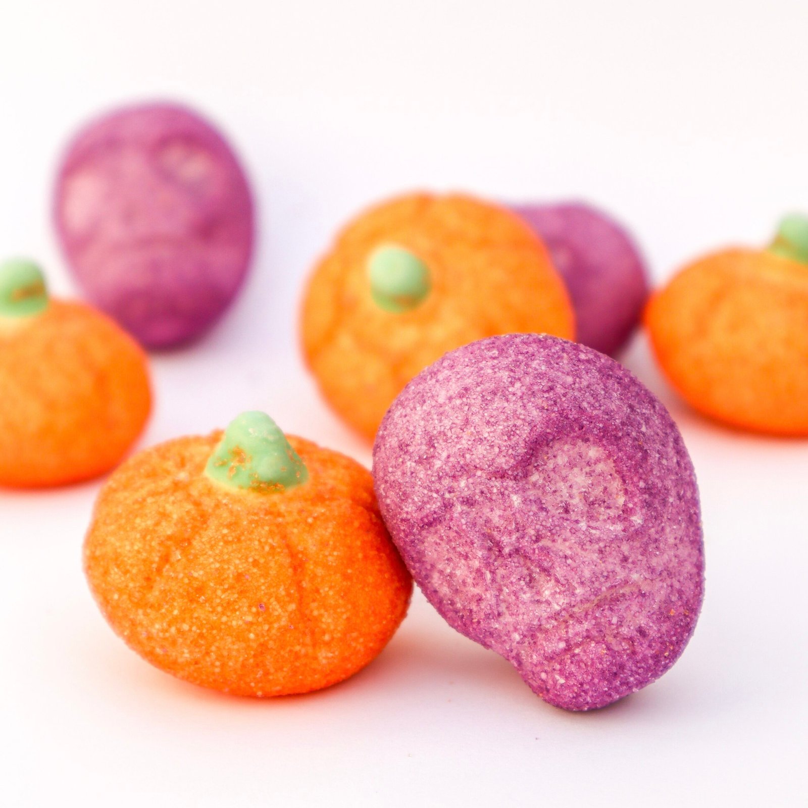 Halloween Marshmallow spooky chuches de halloween nubes pumpkin candy skull foam horror autumn spain portugal golosinas de halloween peligroso