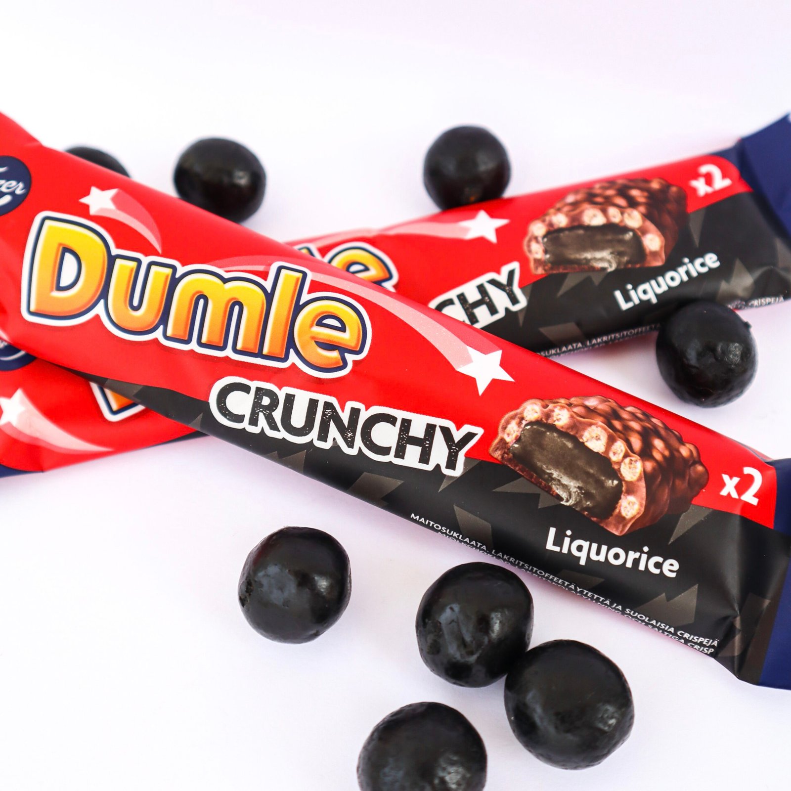 Dumle Crunchy Liquorice Bar Fazer chocolate regaliz con chocolate barra de chocolate liquorice bar Finnish suklaa spain portugal