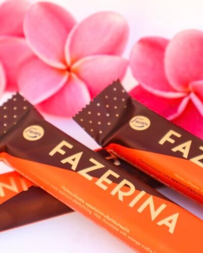 Fazerina Truffle Chocolate Bar Fazer suklaa espanja portugal orange naranja trufa chocolate con leche