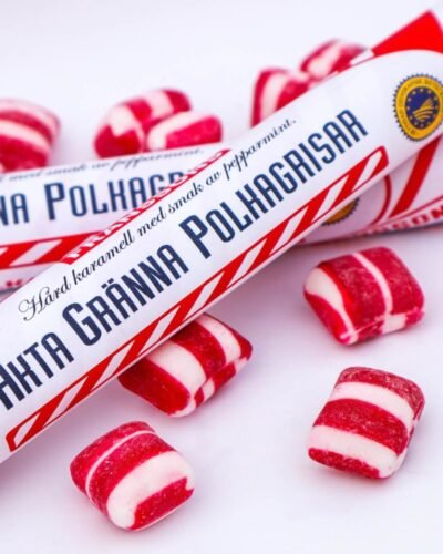 Polka Stick Christmas peppermint polka stick lollipop navidad chuches de navidad dulce navideño christmas candy swedish candy polkagrisar grenna gränna