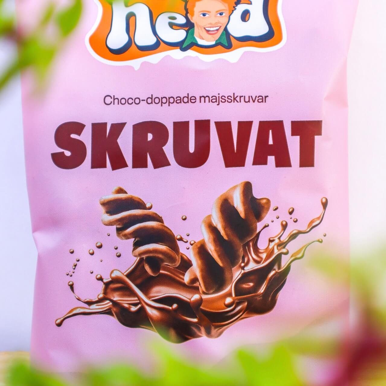 Chocolate Screw Chips redhead skruvat maiz patatas fritas con chocolate choco chips doces papas fritas maissi sipsit suklaa