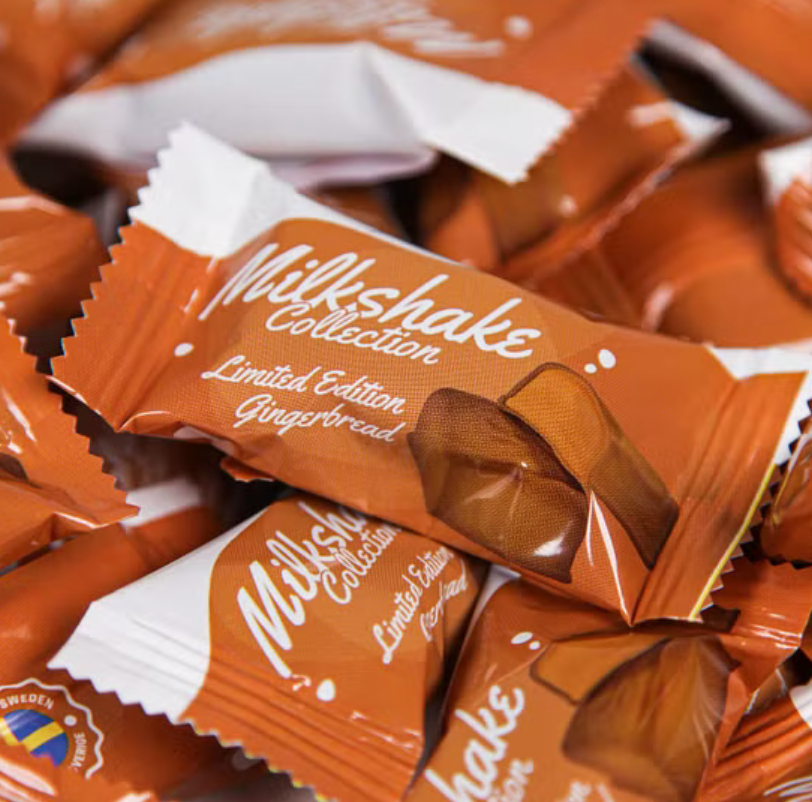 Milkshake Gingerbread mormor lisas Swedish candy christmas navidad ginger candy