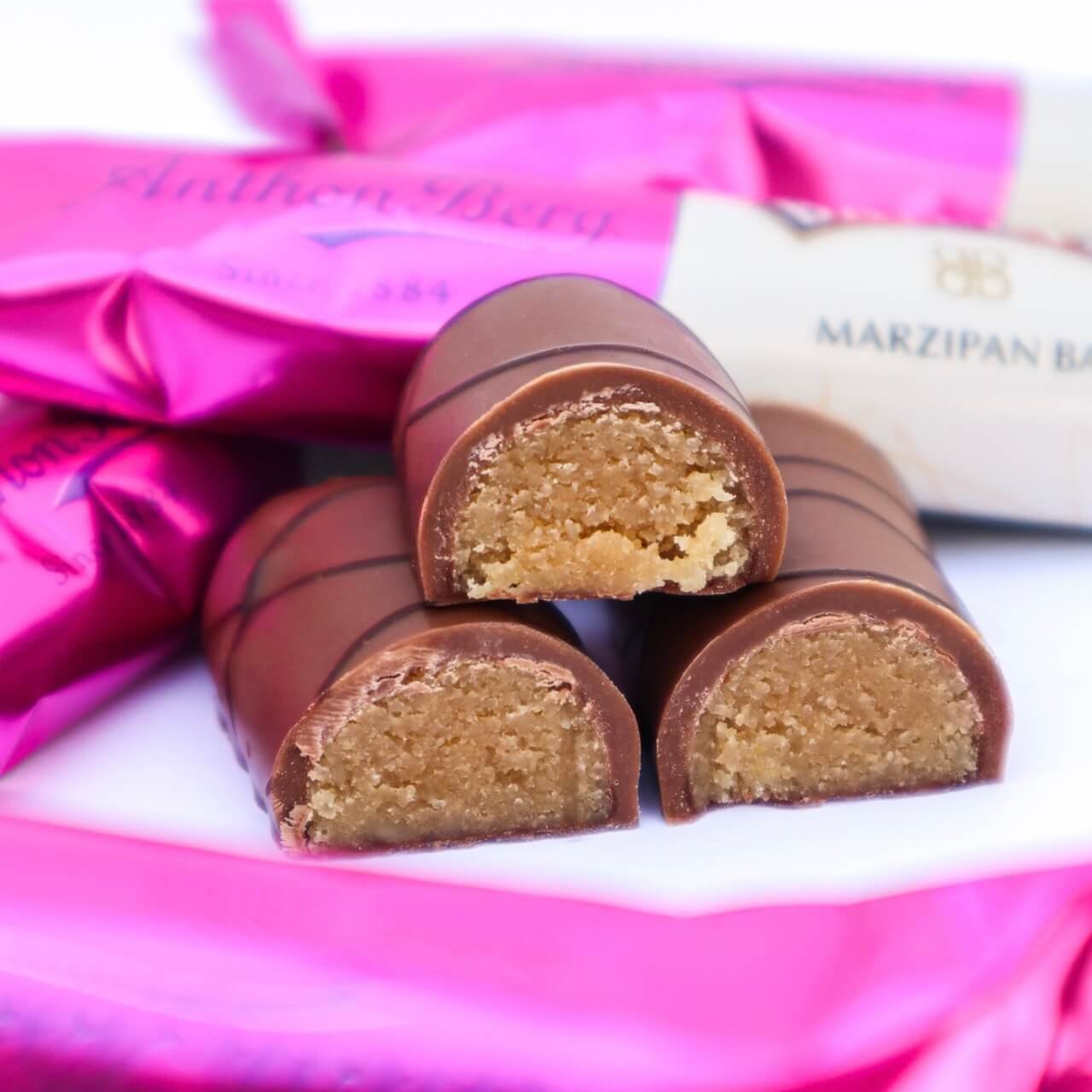 Baileys Marzipan Bar Anthon Berg barra de marzipan y chocolate con baileys chuches de adultos adult candy christmas natal navidad luxury sweets lujo España portugal