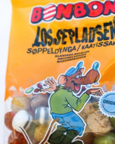 BonBon Junkyard Bag Lossepladsen Kaatissäkki salmiak candy hard candies chuches duras caramelo duro sabor a regaliz bonbon karkit toms original