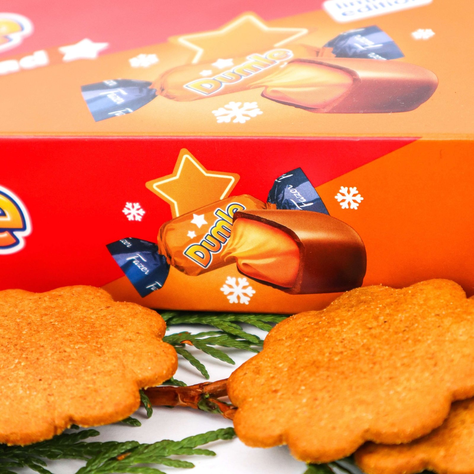 Dumle Gingerbread Box jenibre caramelo ginger Fazer Chocolate dumle toffee caramel caramelo chocolatina navidad christmas chocolate invierno cozy vibes gingerbread jenibre polka brownie ginger candy natal doces piper pepparkakkor