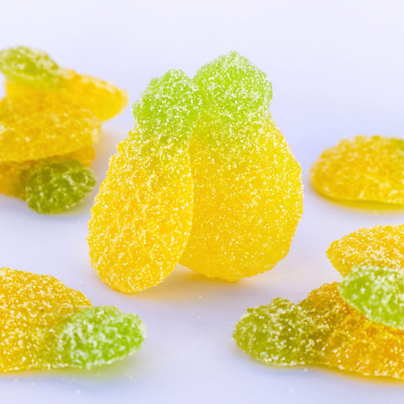 Sour Pineapple chuches de piña sabor a piña ananas pineapple candy acida sweet sour swedish candy malaco