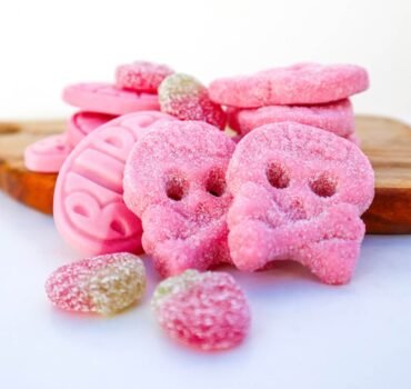Bubs Raspberry Skull chuches veganas vegan candy bubs godis viral calavera acida frambuesa vegano