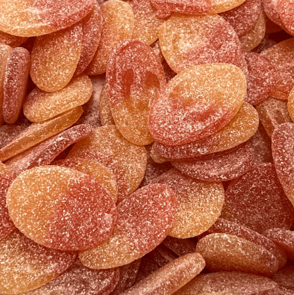 Super Tag Peach Dragon Fruit candy people chuches de meloncoton fizzy chuches acidas sour swedish candy frutal muy acida chuches acidas doces portugal kirpeä Valencia Barcelona Vegan candy chuches veganas