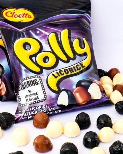 Polly Tops Liquorice Bag GODIS FÁBRICA chocolate swedish candy regaliz con chocolate laku polly candy