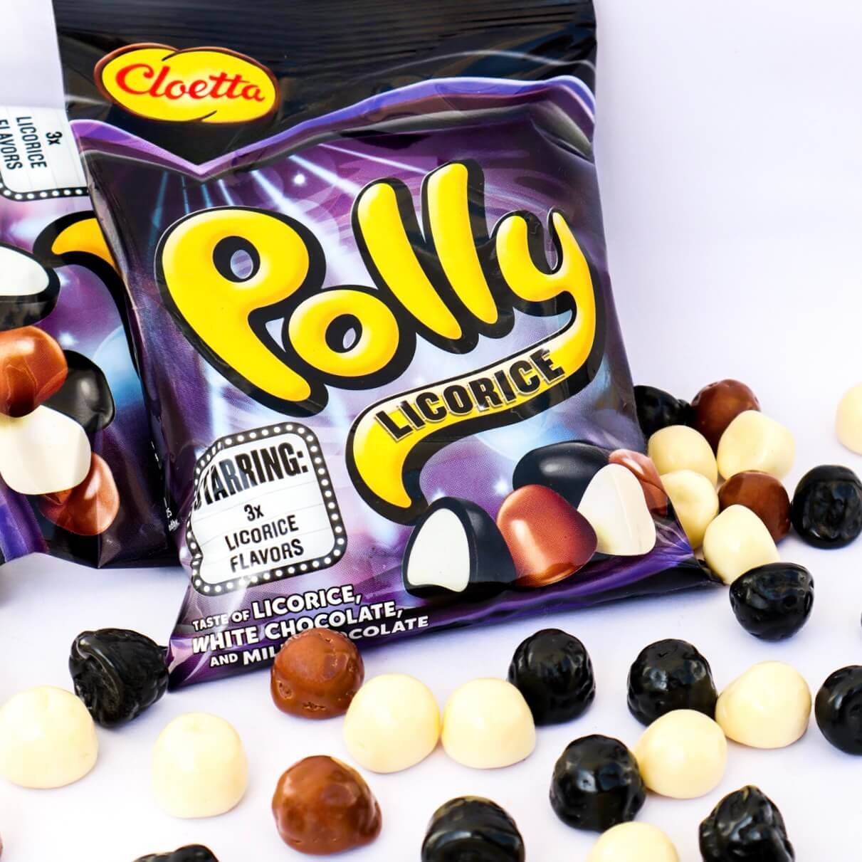 Polly Tops Liquorice Bag GODIS FÁBRICA chocolate swedish candy regaliz con chocolate laku polly candy
