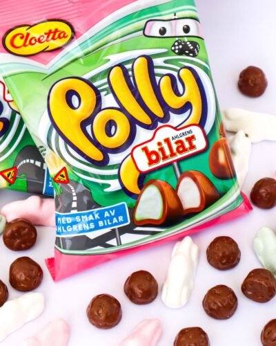Polly Tops Bilar Bag Cloetta Ahlgrens Bilar chocolate espuma con chocolate