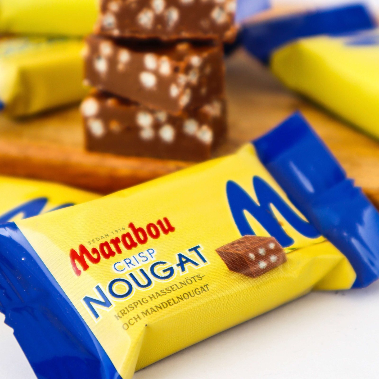 Marabou Nougat Crisp Marabou mini chocolate swedish chocolate Suecia Sweden chocolate con leche crujiente