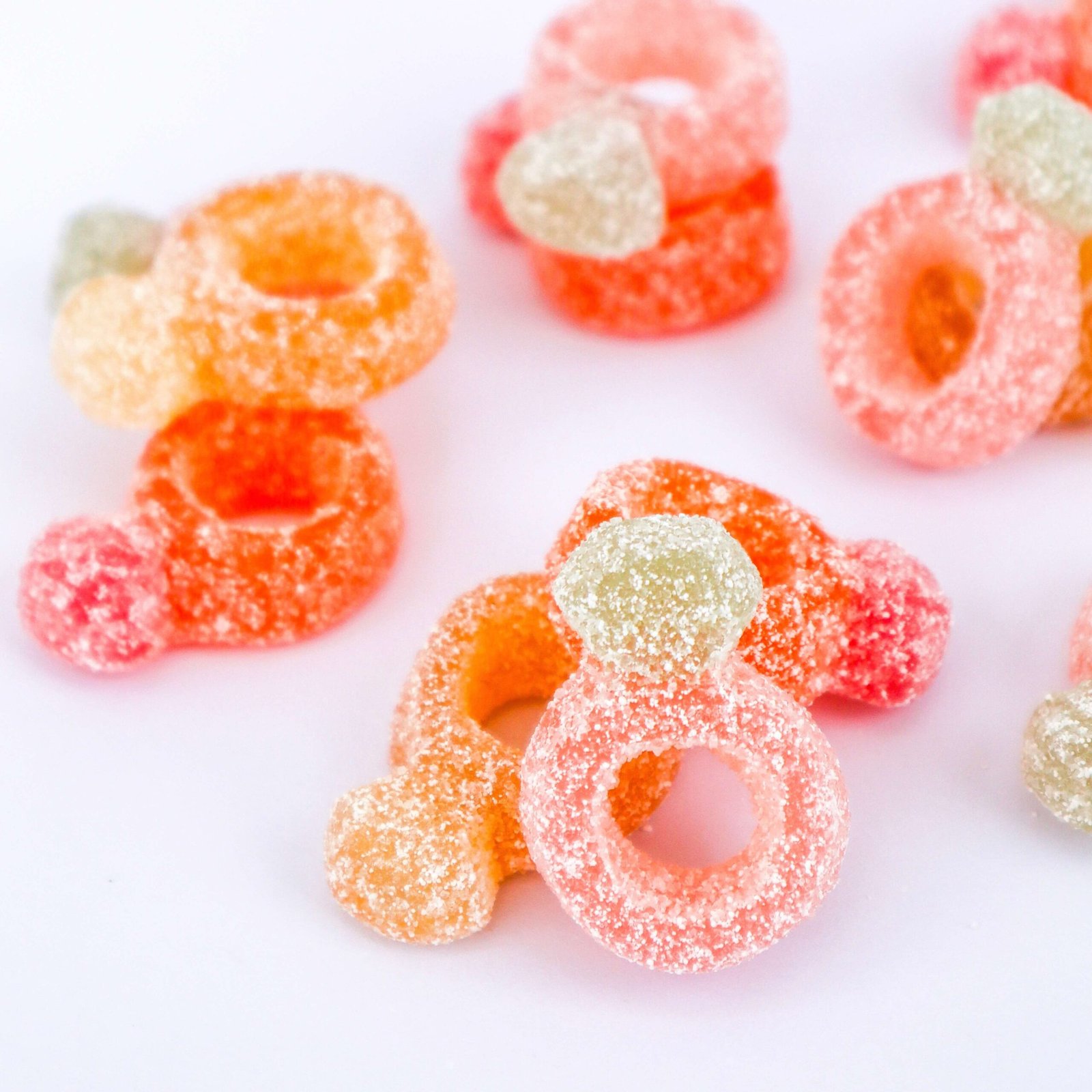 Diamond Rings malaco chuches de anillo ring shaped candy vegan vegano funny
