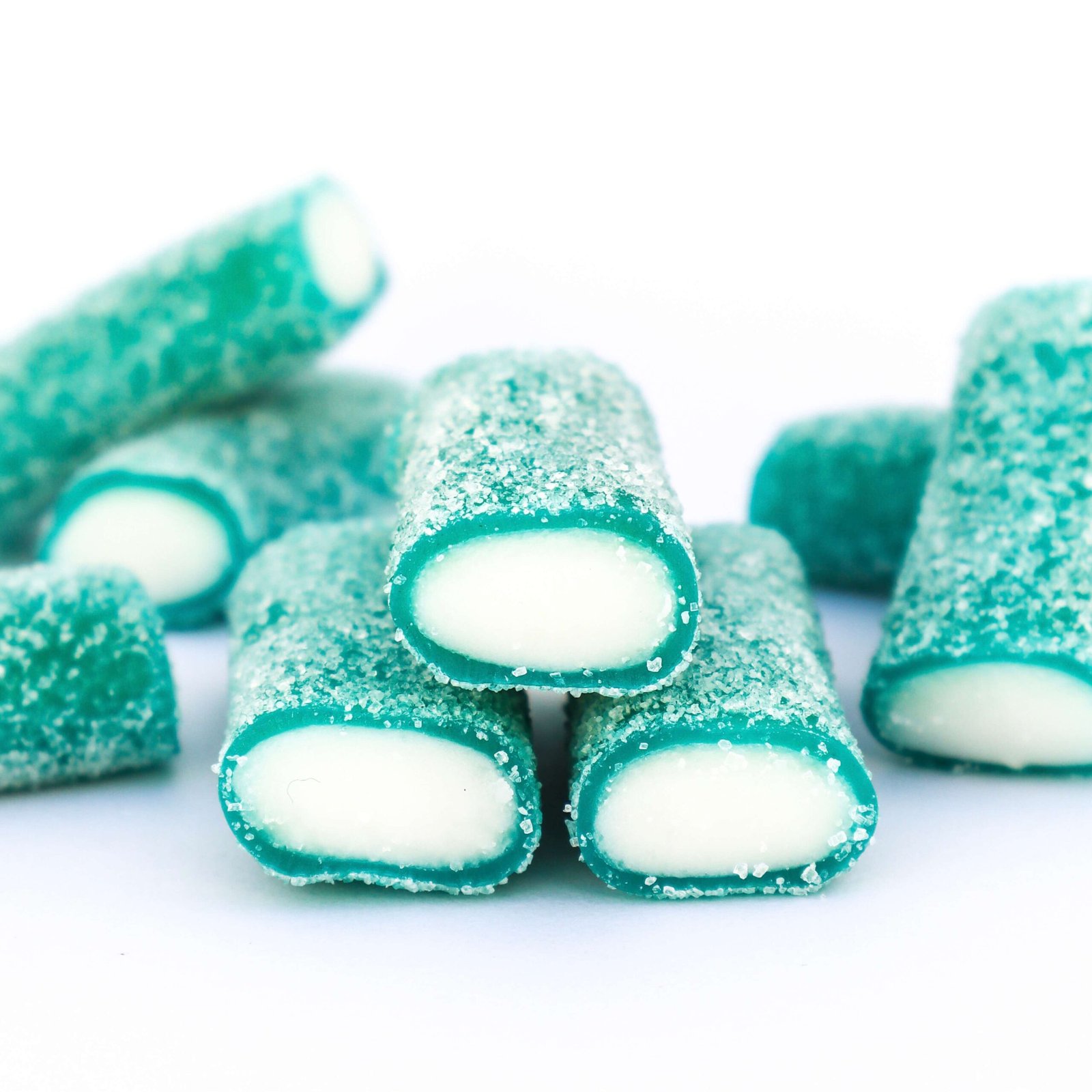 Sour Apple Tubes colourful liquorice chuches de manzana omena karkki