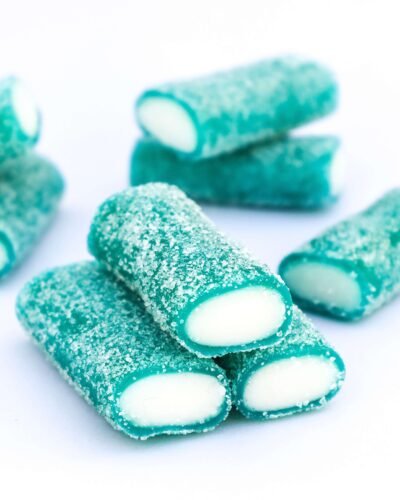 Sour Apple Tubes colourful liquorice chuches de manzana omena karkki