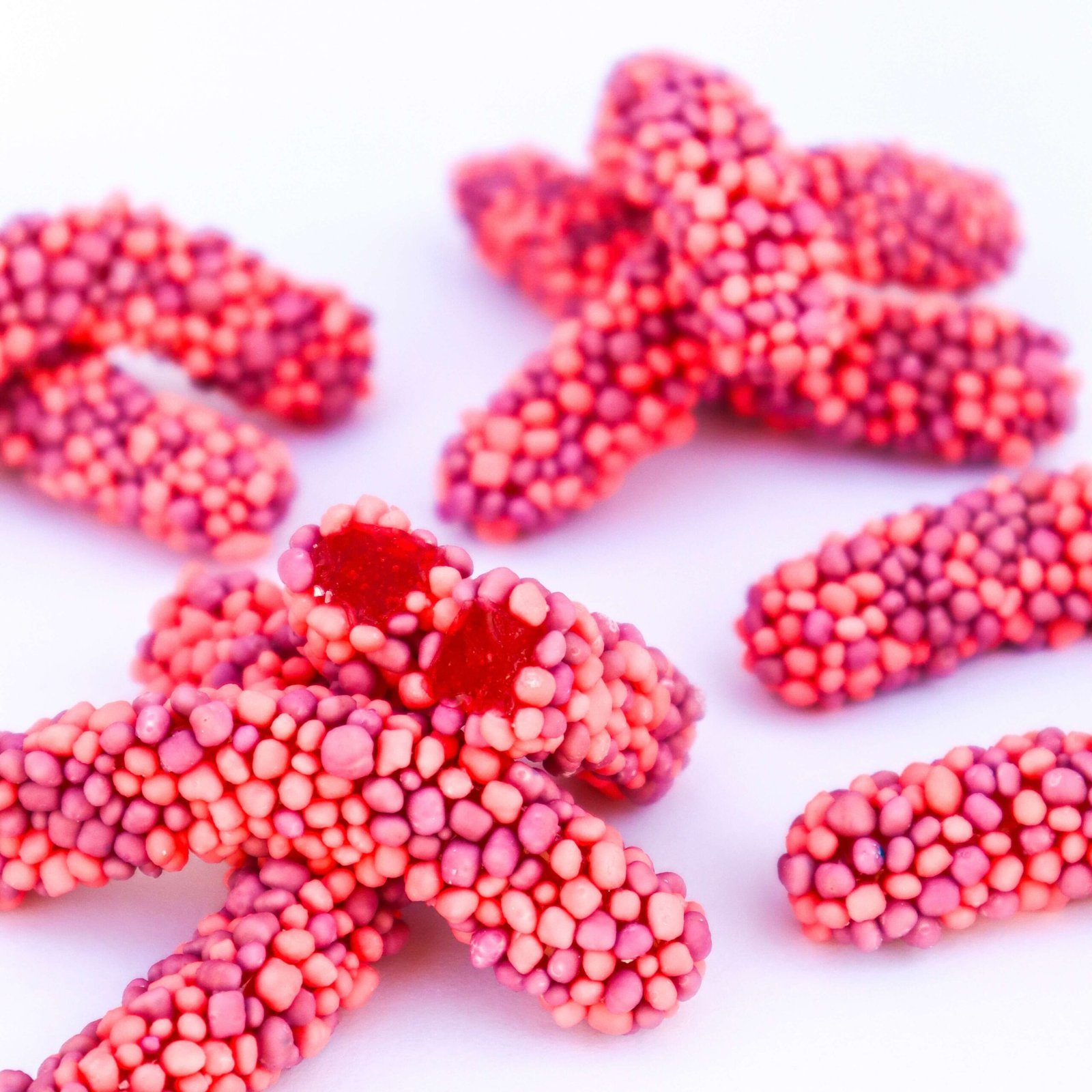 Geeks Worms jelly candy pearl chuches golosinas de gusanos