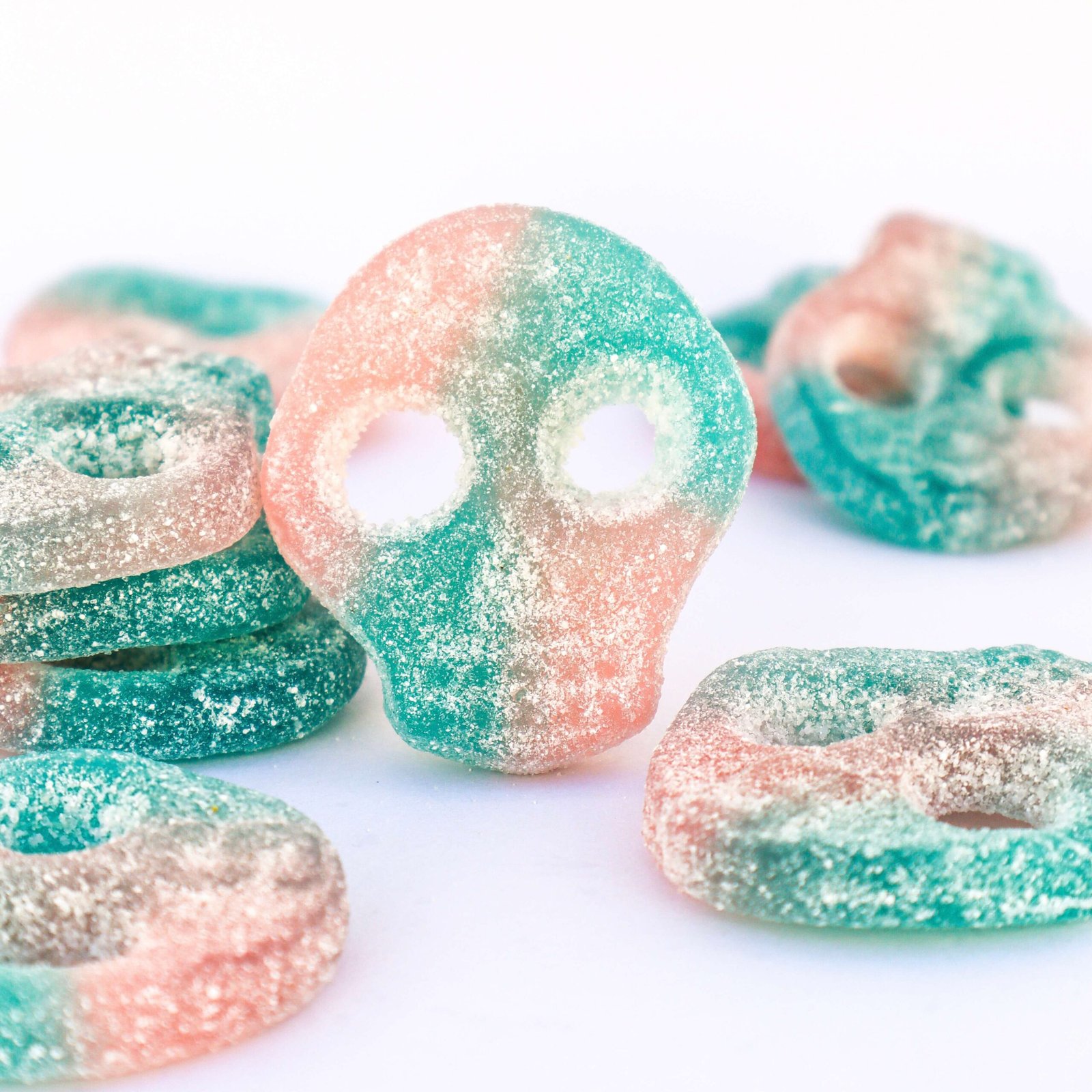 Fizzy Bubble Skulls Candy People calavera acida swedish candy chuches suecas chicle
