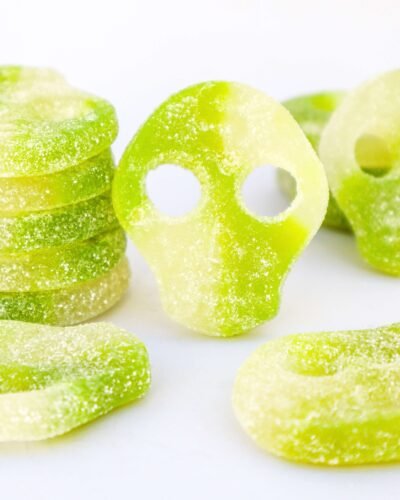 Sour Apple Skulls Candy People calavera acida swedish candy chuches suecas manzana verde skull candy