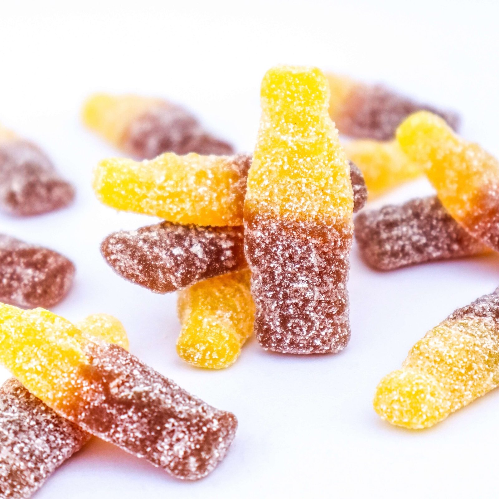 Cola Mango Bottles malaco candy jelly sour candy chuches acidas chuches de mango y cola acida agria