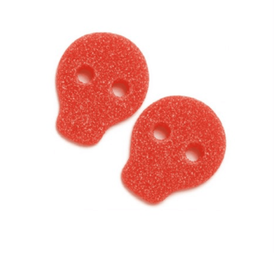 Strawberry Skulls vegan calaveras de fresa rojo red chuches veganas