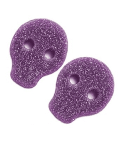 Grape Skulls Samgross Vegan candy vegan calaveras de uva grape candy grapes purple violet skull chuches veganas