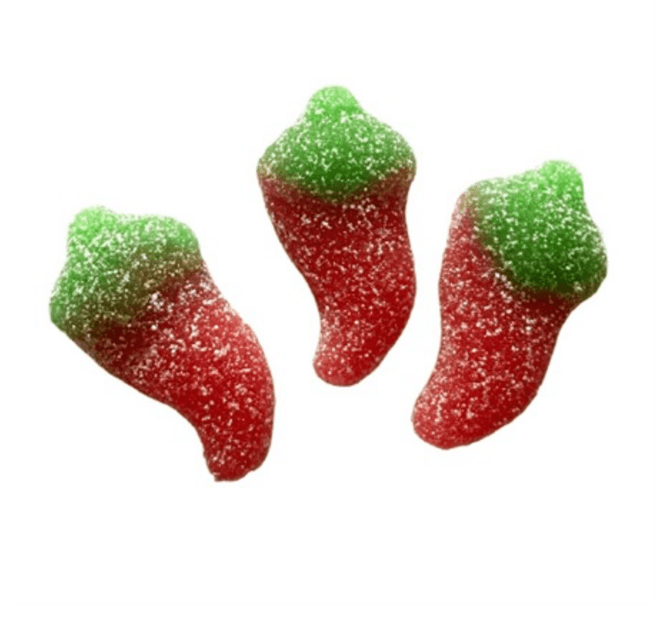 Sour Chili chuches acidas jelly gummy candy swedish candy pimiento