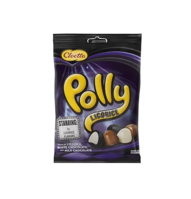 Polly Tops Liquorice Bag GODIS FÁBRICA chocolate swedish candy regaliz con chocolate laku polly candy