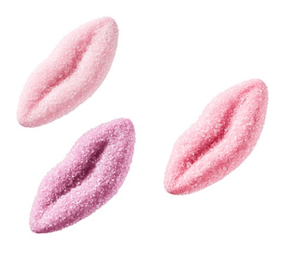 Sour Lips Vegan candy GSD chuches de labios acidas besos kisses san valentin chuches veganas