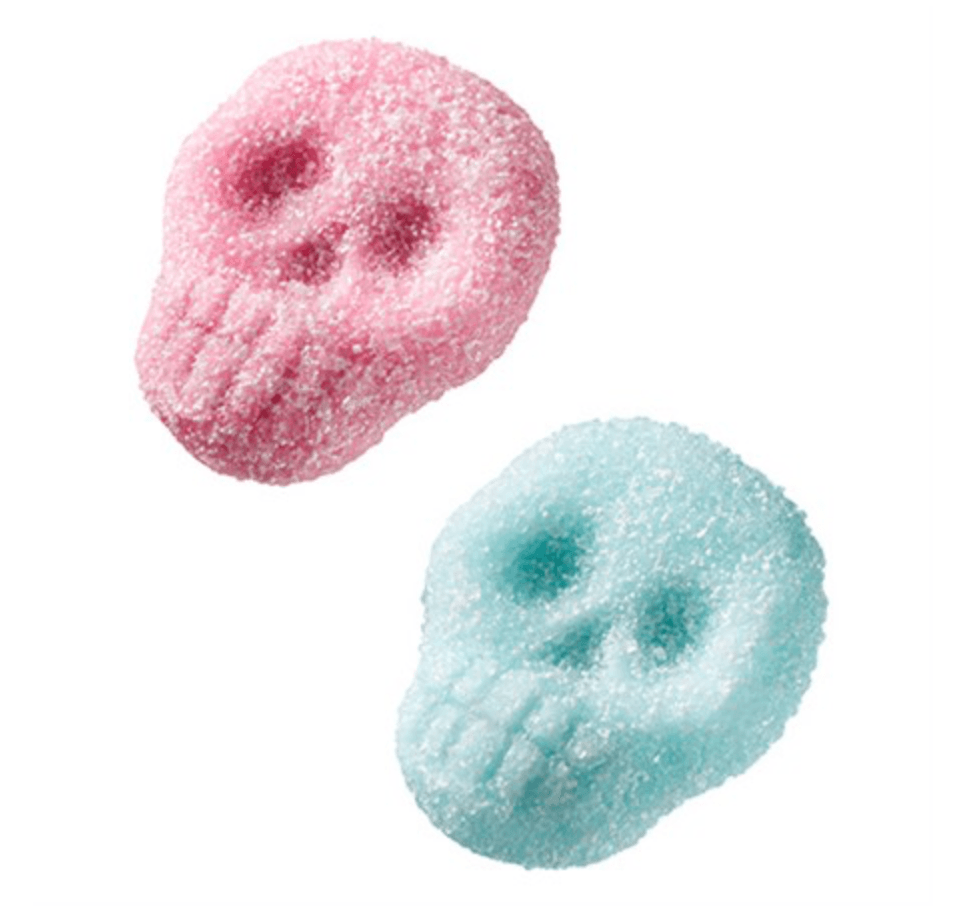 Sour Foamy Fizzy Skulls