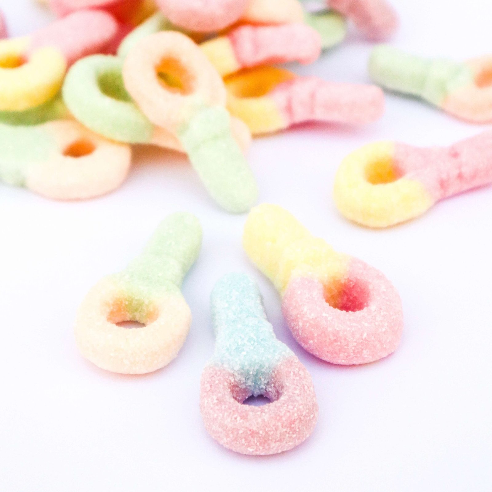 Sour Foam Soothers pacifier foamy espuma nube chupete acida sour candy tutti